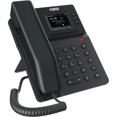 Teléfono IP / 4 Líneas SIP / Pantalla Color 2.4 Pulgadas / Audio HD / Conferencia 6 Vías / PoE 802.3af / Gigabit Ethernet / Compatible EHS
