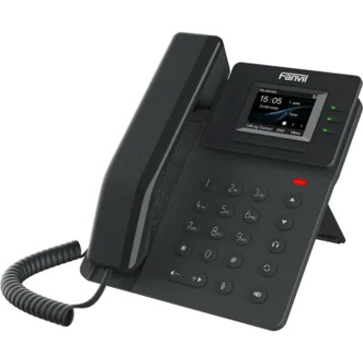 Teléfono IP / 4 Líneas SIP / Pantalla Color 2.4 Pulgadas / Audio HD / Conferencia 6 Vías / PoE 802.3af / Gigabit Ethernet / Compatible EHS
