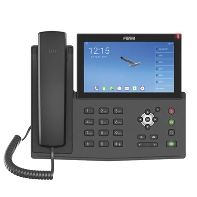 Teléfono IP Android / 20 Líneas SIP / Pantalla Táctil 7" / 112 Teclas DSS / Wi-Fi Dual Band / Bluetooth / PoE / Gigabit