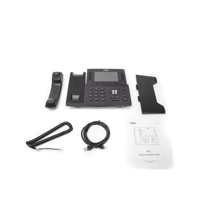 Teléfono IP Empresarial / 20 Líneas SIP / Pantalla Táctil 5' / 60 Teclas DSS / Bluetooth / PoE 802.3af / Dual Gigabit / Video H.264