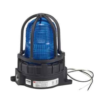 Luz de advertencia LED / Ubicaciones peligrosas / Montaje superficie / 120-240Vca / IP66 / Azul
