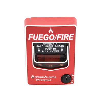 Estación Manual de Incendio / Direccionable / Doble Acción / Texto en Español / Montaje Superficial o Empotrado
