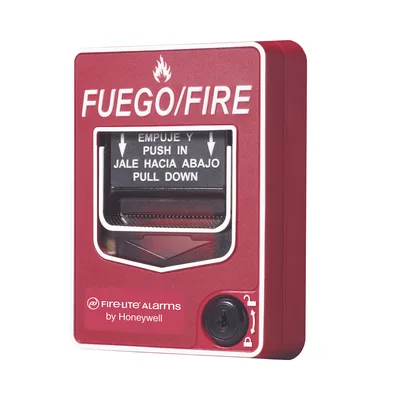 Estación Manual de Incendio / Direccionable / Doble Acción / Texto en Español / Montaje Superficial o Empotrado