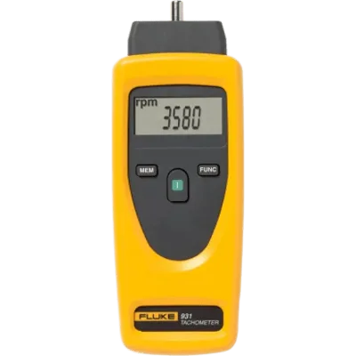 Tacómetro de Doble Propósito / Contacto y Sin Contacto / Medición Óptica 1 a 99999 RPM / Medición de Contacto 1 a 19999 RPM / Precisión ±0.02%RD+1 / Distancia de Detección 500 mm (19.7 in) / Pantalla