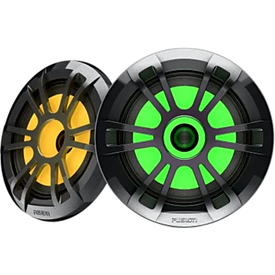 Altavoces marinos / 6.5" (6.93" x 2.32") / LED RGB multicolor / IP65 / 80W pico / 4 ohmios