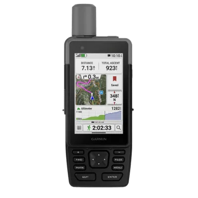 Navegador GPS Portátil / GNSS Multibanda / Pantalla TFT Transflectiva 3.5" / IP67 / MIL-STD-810 / Autonomía 145 Horas / 64 GB / MicroSD 1 TB