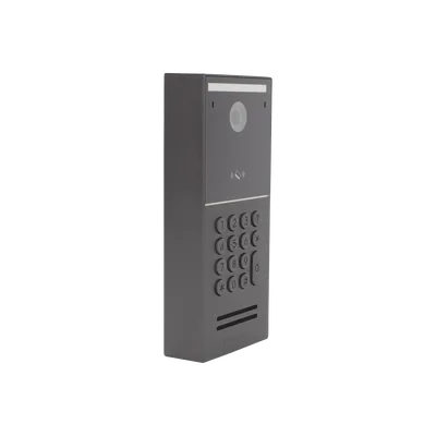 Videoportero IP Inteligente / 2K Ultra HD 4 MP / Ángulo 127° / IA ISP con Análisis de Comportamiento / Lector RFID Dual 13.56 MHz y 125 kHz / 5000 Tarjetas / PoE Integrado / IP66 IK10