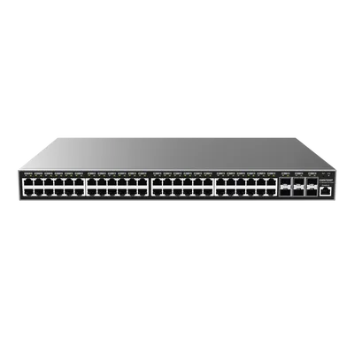 Switch PoE+ Administrable / 48 Puertos Gigabit / 6 SFP+ / 400W / 216 Gbps