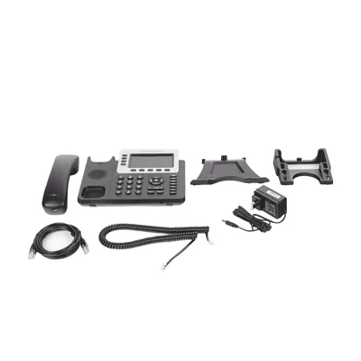 Teléfono IP Empresarial / 4 Líneas / Pantalla TFT LCD 4.3" / Dual Gigabit Ethernet / PoE / Bluetooth 2.1 / Conferencia 5 Vías / 160 BLF con Expansión