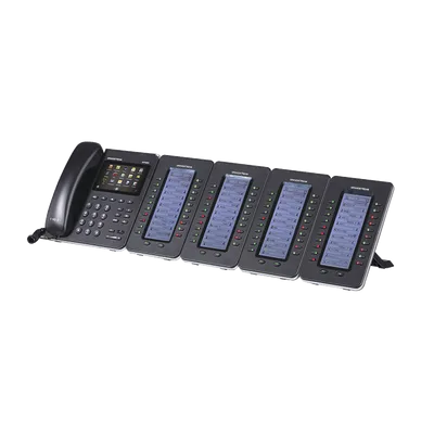 Módulo de Expansión de Teclas / 20 Teclas de Dos Colores / LCD Retroiluminada / Hasta 160 Extensiones / 4 Módulos en Cascada