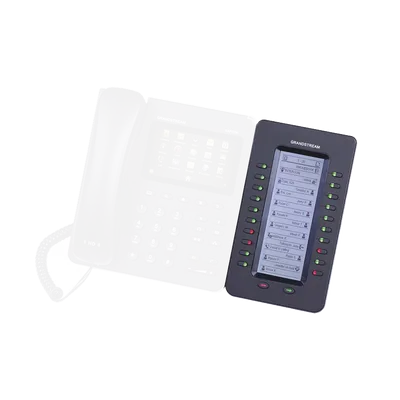 Módulo de Expansión de Teclas / 20 Teclas de Dos Colores / LCD Retroiluminada / Hasta 160 Extensiones / 4 Módulos en Cascada