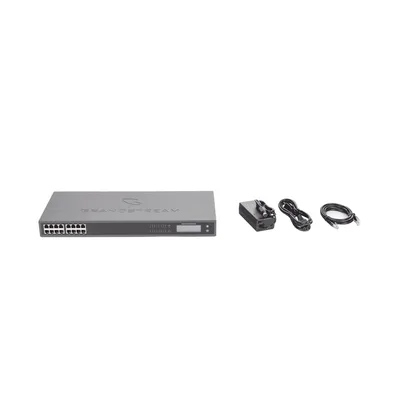 Gateway VoIP / 16 Puertos FXS / 1 Conector TELCO 50 Pines / 1U Rack / Gigabit Ethernet