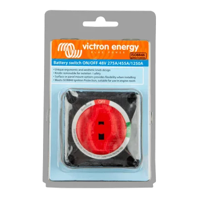 Interruptor de Batería / 275 A Corriente Continua / 1250 A Arranque / 48 V Sistema / 60 V CC Máx / ISO8846 / SAE J1171