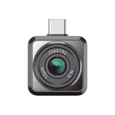 Cámara Termográfica para Smartphone / 256 × 192 / SuperIR / Enfoque Manual / -20°C a 400°C / ±2°C / USB-C y Lightning / IP40