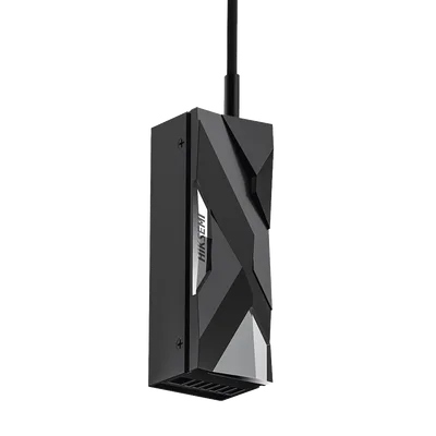 Disipador Activo M.2 / Reducción ≤30°C / Ventilador PWM 4 Pines / Aluminio / 73 x 22 x 9 mm