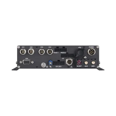 DVR Móvil 1080P / 4 Canales TURBO + 4 Canales IP / Soporta 4G / WiFi / GPS / Soporta HDD / Entrada y Salida de Alarmas / Salida de Vídeo