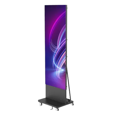 Poster LED de Piso / Pixel Pitch 1.5 mm / Resolución 384x1080 / Brillo 600 cd/m² / Tasa de Refresco 3840 Hz / Modular Expansible / Case de Transporte