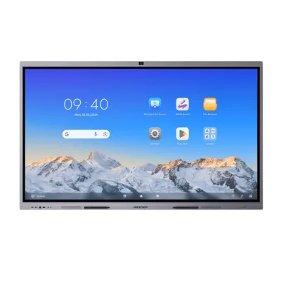 Pantalla Interactiva Touch de 65" Android 13 / Google Suite Preinstalado con Certificación EDLA / Cámara Web 8 MP / Resolución 4K / Bocinas Integradas / Entradas HDMI y VGA / Incluye 2 Lápices para Es