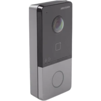 Kit de Videoportero IP / Pantalla Táctil 7" / Cámara 1080p / IR Nocturno 3 m (9.8 ft) / IP65 / PoE / Apertura MIFARE / App Móvil