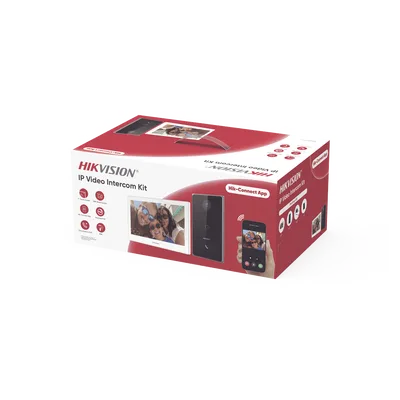 Kit de Videoportero IP / 2 Megapixel / IR 2.5 m (8.2 ft) / Pantalla Táctil 7" / Wi-Fi 2.4 GHz / Lector MiFARE / IP65