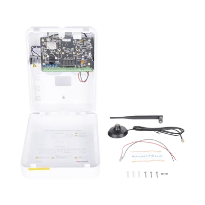 Panel de Alarma Híbrido IP (Versión 2.0) / Wi-Fi / (8 Zonas Cableadas Directas al Panel / 56 Zonas Expandibles: Inalámbricas o Cableadas por Medio de Módulos) / Soporta Integración de Batería de Respa