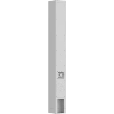 Columna de Altavoces Lineales / 2.25 Pulgadas / 150 W / 12 Unidades / Imán de Neodimio / Cobertura Horizontal 160° / SPL Máx 117 dB @ 1 m / Color Blanco
