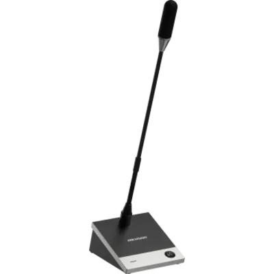 Micrófono Gooseneck de Red / Electret Ø14 mm Chapado en Oro / 48 kHz 24-bit / 20 Hz-20 kHz / SNR 73 dB / PoE 3.6 W / AES67 / DSP Integrado