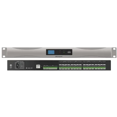 Procesador de Audio Digital / 8 Entradas / 8 Salidas / DSP 32-bit / Conversión 24-bit/48 KHz / 100 Escenas / Matriz de Mezcla