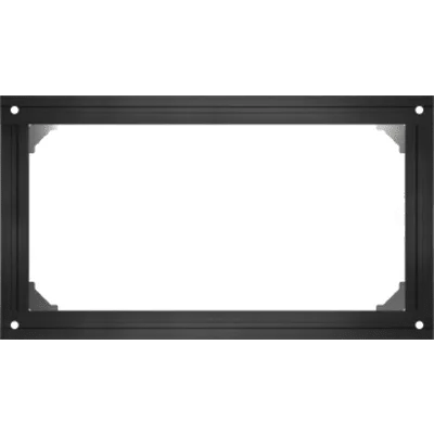 Soporte Modular 1x1 / Compatible con DS-D40W-2F / Negro / Pintura Electroestática / Instalación Rápida / Ligero y Delgado