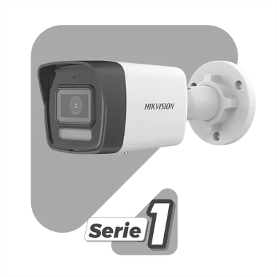Cámara Bala IP / 6 Megapixel / Dual Light 30 m (98.4 ft) / Lente 2.8 mm / 105° HFOV / AcuSense Lite / IP67 / PoE