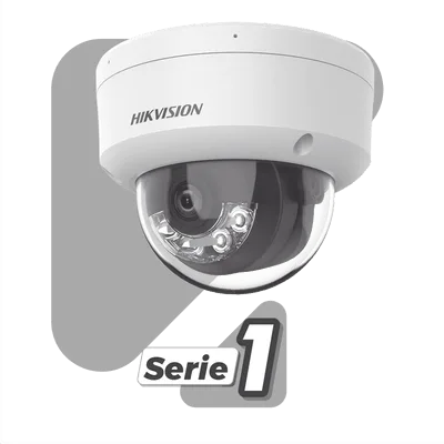 Cámara Domo IP / 4 Megapixel / Lente 2.8 mm / IR 30 m (98.4 ft) / WDR 120 dB / IP67 e IK10 / PoE