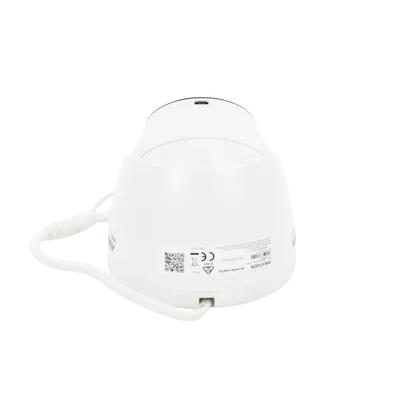Turret IP 4 Megapixel / Imagen a Color 24/7 / PoE / Lente 2.8 mm / Luz Blanca 30 mts / Exterior IP67 / WDR 120 dB / H.265+ / ONVIF