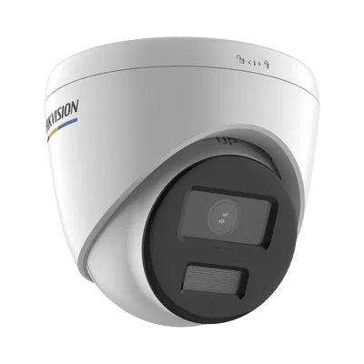 Turret IP 4 Megapixel / Imagen a Color 24/7 / PoE / Lente 2.8 mm / Luz Blanca 30 mts / Exterior IP67 / WDR 120 dB / H.265+ / ONVIF
