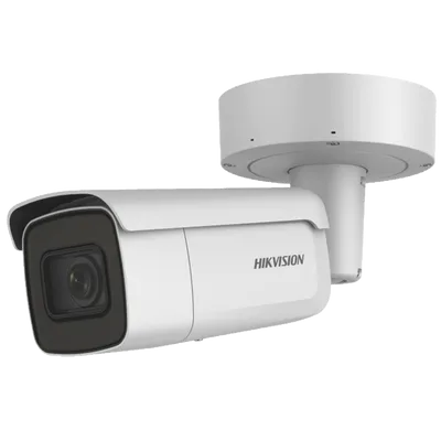 Bala IP 4 Megapixel / 50 mts IR EXIR / Exterior IP67 / IK10 / WDR 120 dB / PoE + / Audio y Alarmas / Lente Mot. 2.8 a 12 mm / Videoanaliticos Integrados