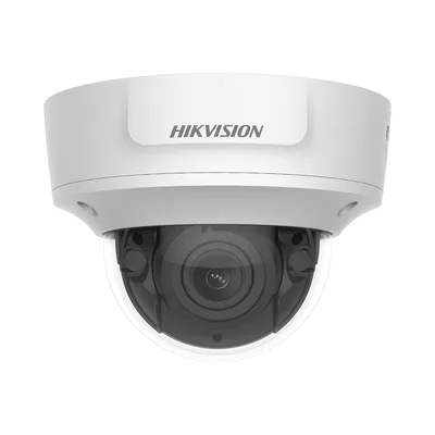 Domo IP 2 Megapixel / Serie PRO / Lente Mot. 2.8 a 12 mm / 30 mts IR EXIR / Exterior IP67 / IK10 / Audio y Alarmas / PoE / WDR 120 dB / Videoanaliticos Integrados / MicroSD