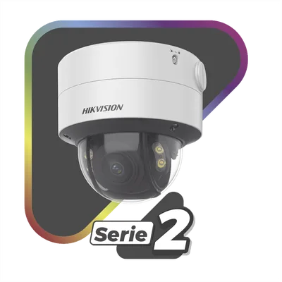 Cámara Domo IP / 4 Megapixel / ColorVu 24/7 / Lente 2.8-12 mm / Luz Blanca 40 m (131.2 ft) / WDR 130 dB / AcuSense / IP67 / IK10
