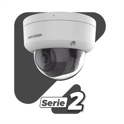 Cámara Domo IP / 6 Megapixel / Lente Motorizado 2.8-12 mm / Dual Light 40 m (131.2 ft) / WDR 120 dB / IP67 / IK10 / PoE / Alarmas I/O