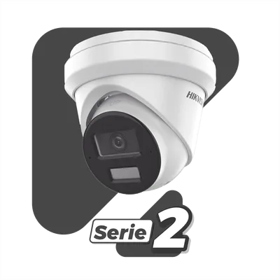 Cámara Turret IP / 8 Megapixel (4K) / Dual Light 30 m (98.4 ft) / WDR 120 dB / AcuSense / IP67 / PoE / Micro SD 512 GB