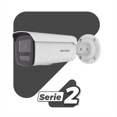 Cámara Bala IP / 4 Megapixel / Dual Light 80 m (262.5 ft) / AcuSense / Audio Dual / WDR 120 dB / IP67 IK10 / PoE