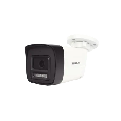 Cámara Bala TURBOHD / 3K 5 Megapixel / Lente 2.8 mm / Ángulo 112° / Dual Light IR 30 m (98.4 ft) + Luz Blanca 20 m (65.6 ft) / Audio Bidireccional / IP67
