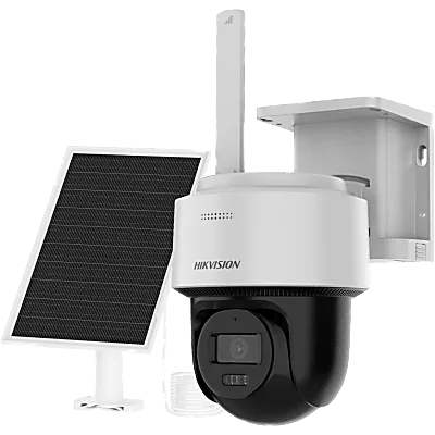 Cámara Solar PT IP / 4 Megapixel / AOV / Dual Light 30 m (98.4 ft) / Audio Bidireccional / IP66 / Panel Solar 8W + Batería 9000 mAh