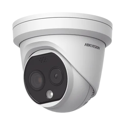 Turret IP Dual / Térmica 1.8 mm (160 x 120) / Óptico 2 mm (4 Megapixel) / DETECCIÓN DE PERSONAS 53 m /15 mts IR / Exterior IP67 / PoE / Termométrica / Detección de Fuego / Detección de Te / Micro SD 3