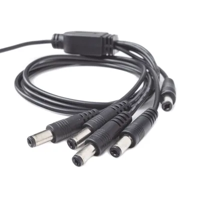 Cable de Distribución de Alimentación / 5 Vías / 4 Cámaras TurboHD / 12 VCC / 500 mA por Canal / Conector Plug 2.5'