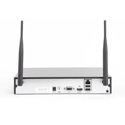 NVR IP / 8 Canales / 4 Megapixel / Wi-Fi 2.4 GHz 2x2 MIMO / 1 Bahía HDD 6 TB / Full HD / 50 Mbps Entrada