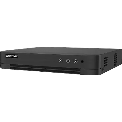 DVR Pentahíbrido / 8 Canales TurboHD 4K + 16 Canales IP / 8 Megapixel (4K) / Salida HDMI 4K / H.265+ con GUANLAN AI / Audio Bidireccional / 1 Bahía SATA 10 TB