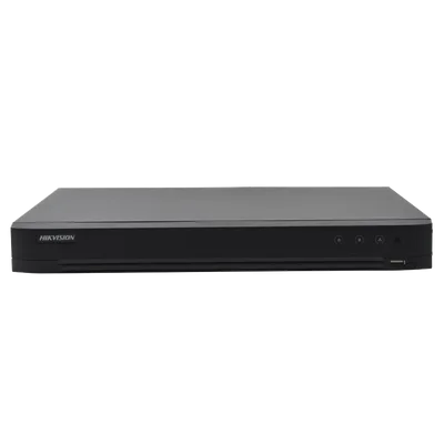DVR 4 Megapixel / 16 Canales TURBOHD + 8 Canales IP / 1 Bahías de Disco Duro / 16 Canales de Audio / Salida de Vídeo en 4K