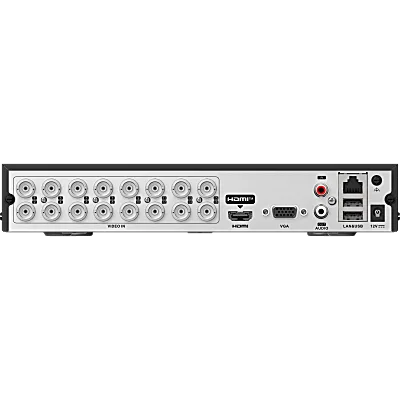 DVR Pentahíbrido / 16 Canales TurboHD + 24 Canales IP / 3K Lite / Salida 4K HDMI / H.265+ con GUANLAN AI / AcuSearch / Perimeter Protection / 1 Bahía SATA 12 TB