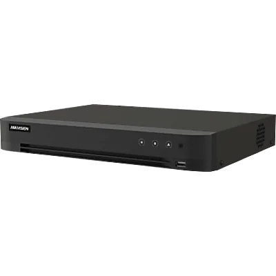 DVR Pentahíbrido / 16 Canales TurboHD 4K + 32 Canales IP / AcuSearch / Protección Perimetral IA / 20 TB / HDMI 4K / H.265+