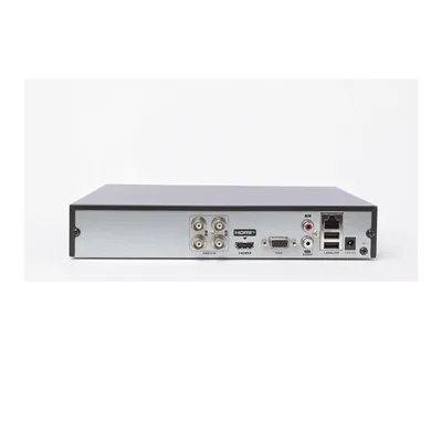 DVR Híbrido / 8 Canales Combinados / 4 TurboHD + 4 IP / 8 Megapíxel (4K) / H.265+ / Audio por Coaxitron / 1 Bahía HDD