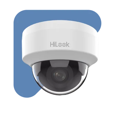 Domo IP / 2 MP 1080p / Lente 2.8 mm 101° / IR 20 m (65.6 ft) / PoE 802.3af / dWDR / H.265+ / Interior